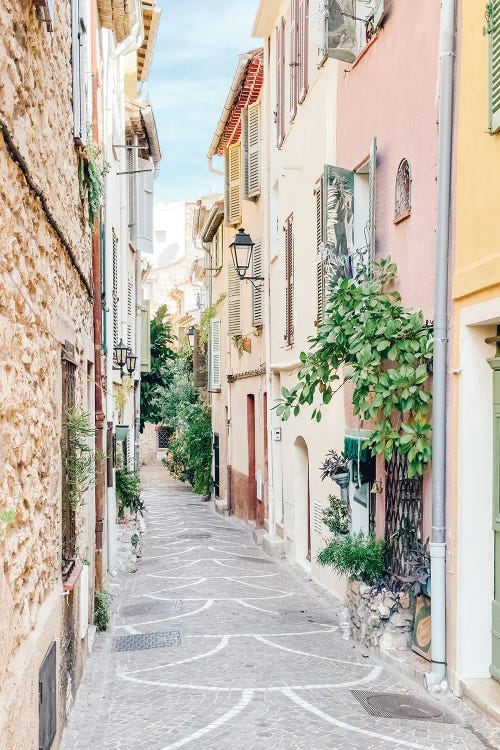 Antibes City Streets In Autumn, France, French Riviera, Cote D'Azur