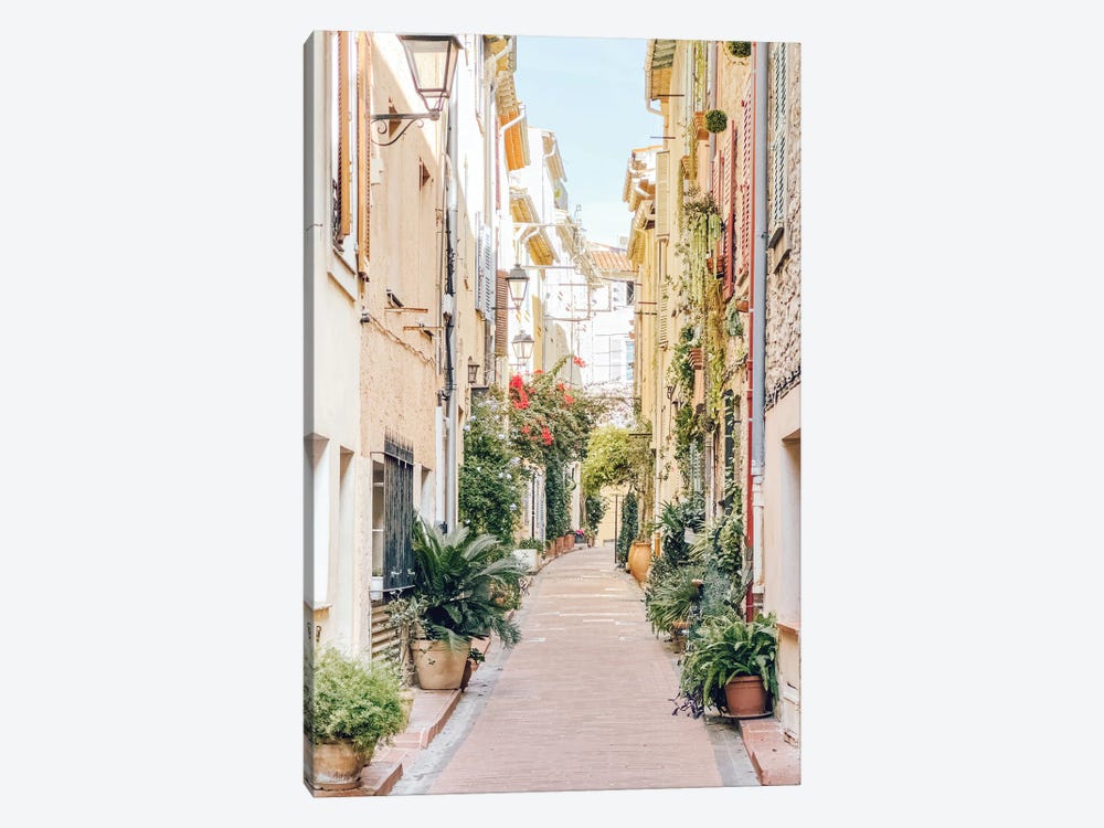 Antibes City Street In Autumn, France, French Riviera, Cote D'Azur by Radu Bercan 1-piece Canvas Wall Art