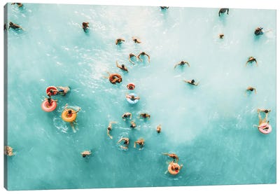 Aerial Ocean Canvas Art Print - Aerial Photography