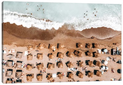 Aerial Waves IV Canvas Art Print - Aerial Beaches 