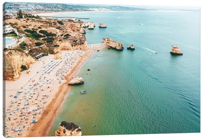Algarve Coastline II Canvas Art Print - Portugal Art
