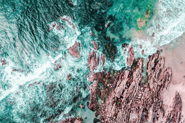 Atlantic Ocean Waves Crashing