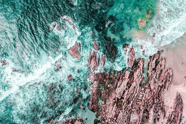 Atlantic Ocean Waves Crashing