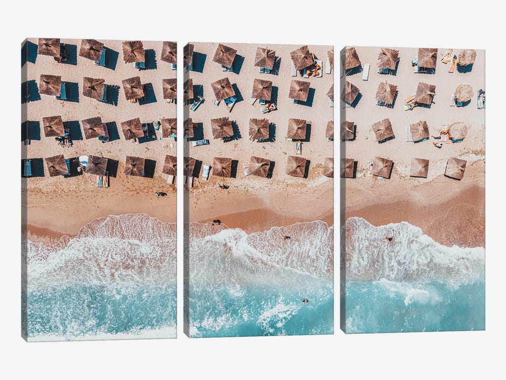 Australian Beach II by Radu Bercan 3-piece Canvas Print