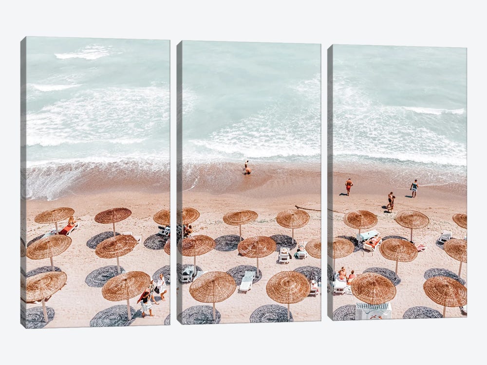 Australian Beach IV by Radu Bercan 3-piece Canvas Print