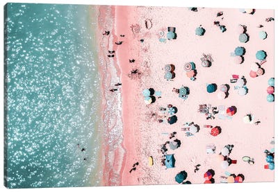 Bondi Beach Canvas Art Print - Aerial Beaches 
