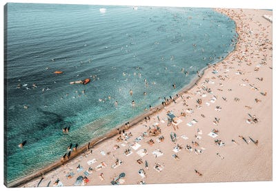 Bondi Beach III Canvas Art Print - Aerial Photography