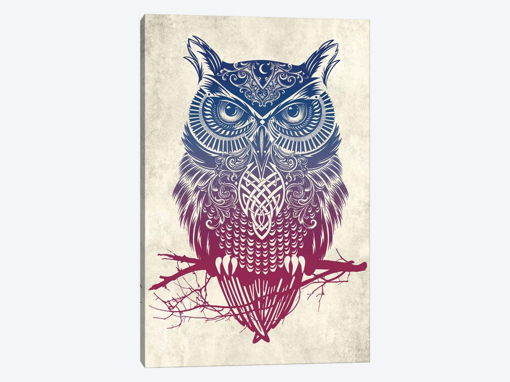 Warrior Owl by Rachel Caldwell 1-piece Canvas Art