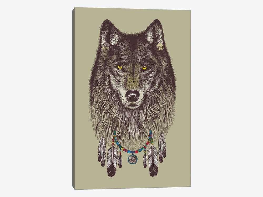 Wolf Dreams 1-piece Canvas Art Print