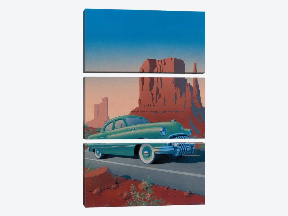 Monument Valley by Richard Courtney 3-piece Art Print