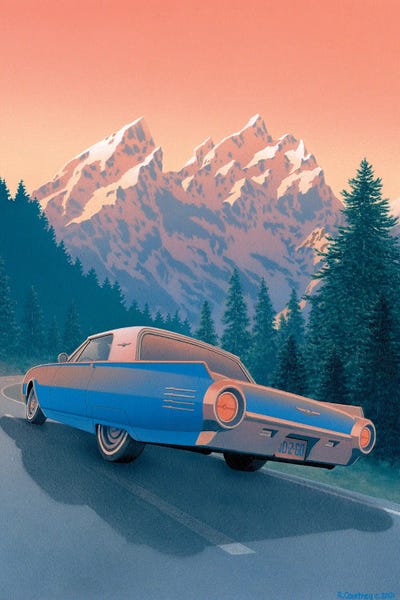 Richard Courtney: Grand Teton by Richard Courtney