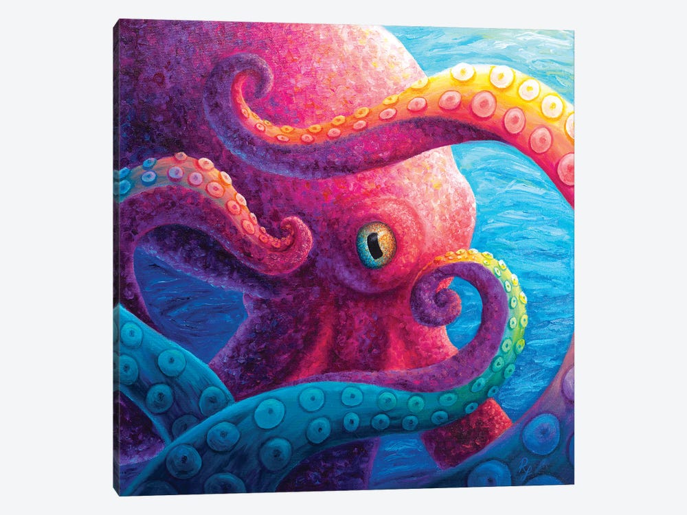 Octopus by Rachel Froud 1-piece Canvas Wall Art