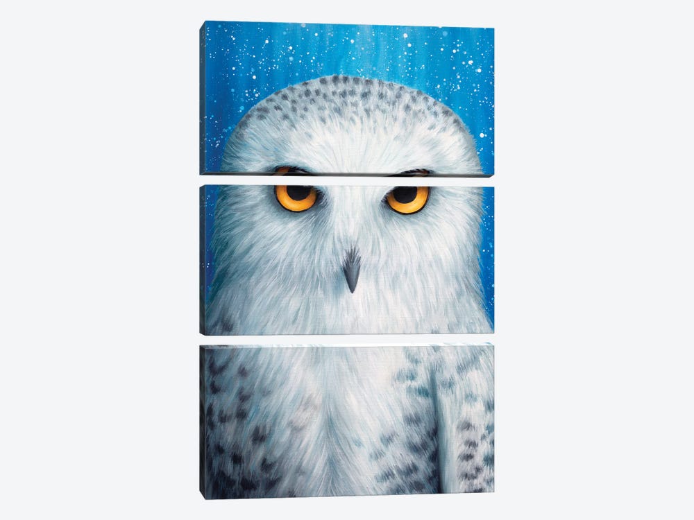 Snowy Owl by Rachel Froud 3-piece Art Print