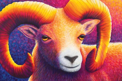 Ram by Rachel Froud multi panel art