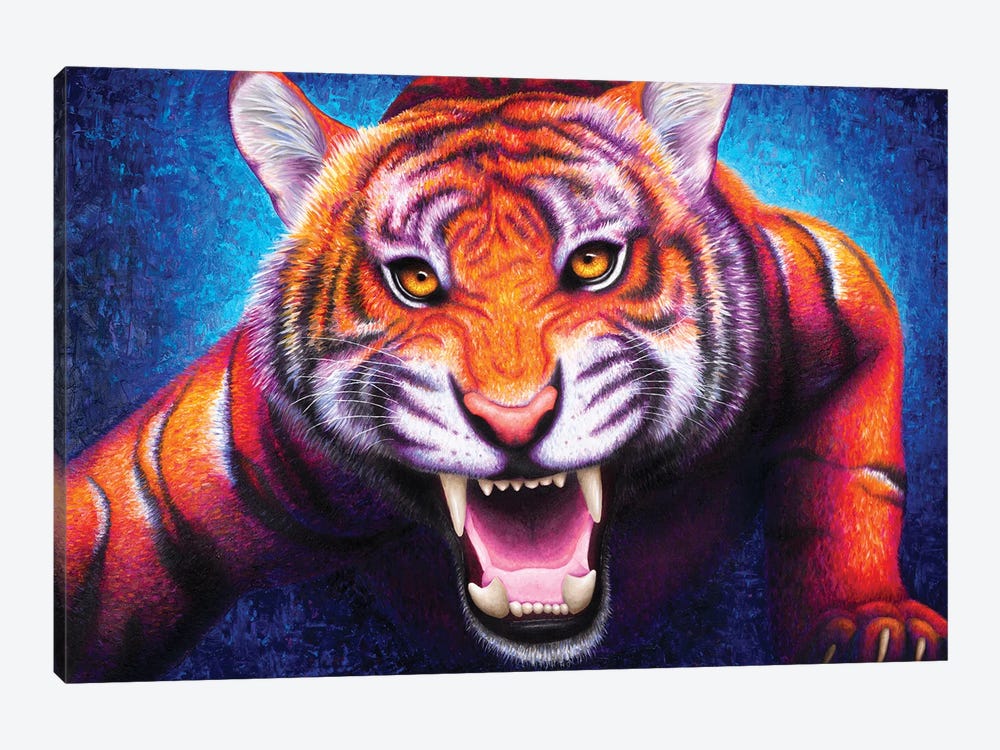 Roaring Tiger by Rachel Froud 1-piece Canvas Art