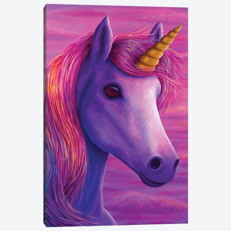Unicorn Canvas Print #RCF27} by Rachel Froud Canvas Art