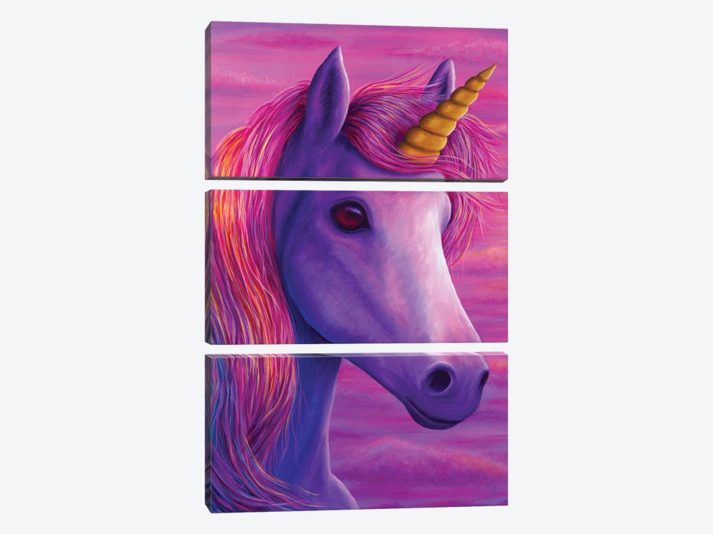 Unicorn by Rachel Froud 3-piece Canvas Wall Art