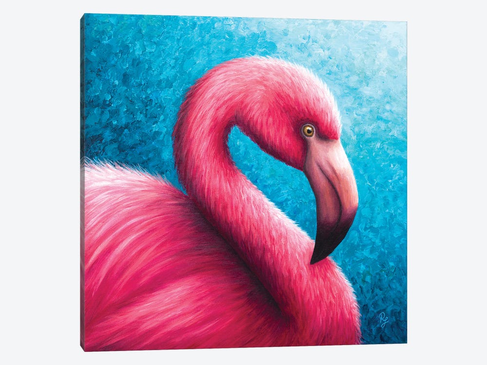Flamingo by Rachel Froud 1-piece Canvas Print