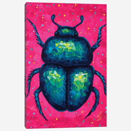 Beetle Canvas Print #RCF33} by Rachel Froud Canvas Wall Art