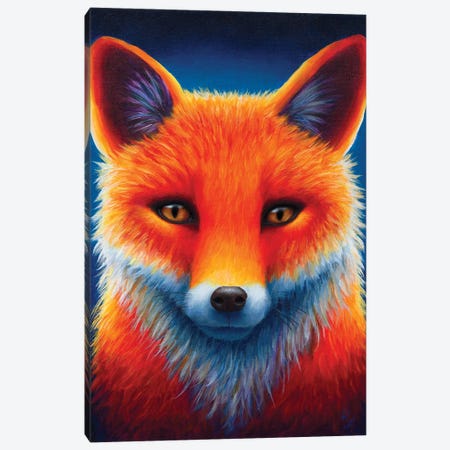 Fox Canvas Print #RCF3} by Rachel Froud Canvas Artwork