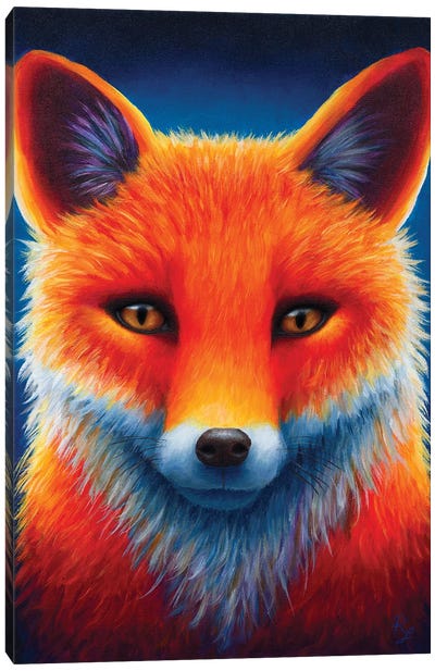 Fox Canvas Art Print - Rachel Froud