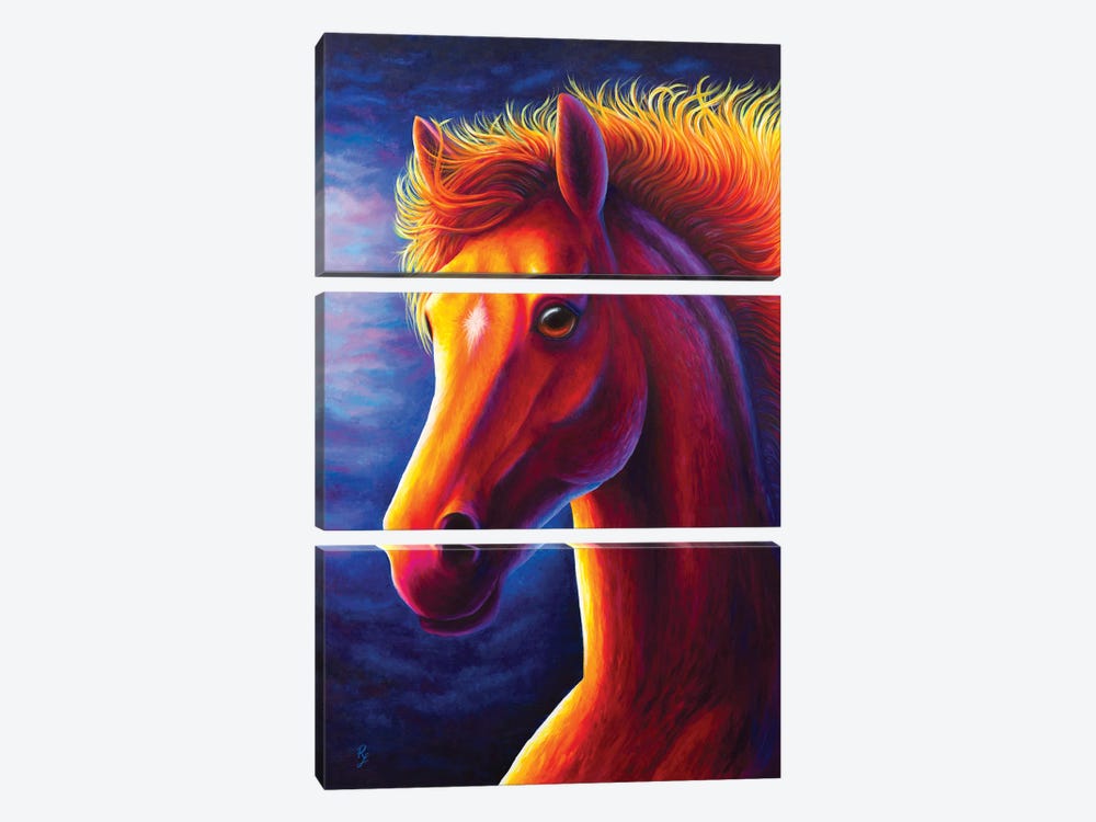 Horse by Rachel Froud 3-piece Canvas Art Print
