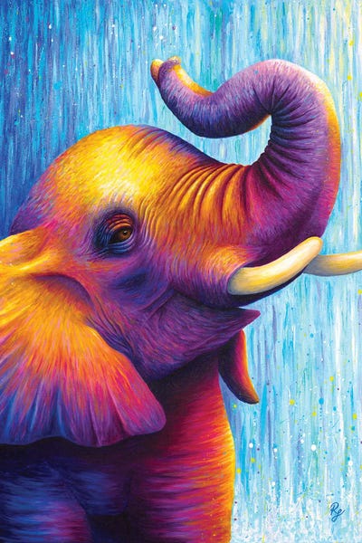Elephant by Rachel Froud canvas print