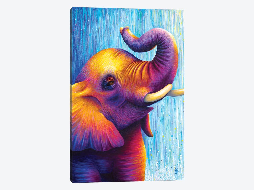 Elephant by Rachel Froud 1-piece Canvas Print