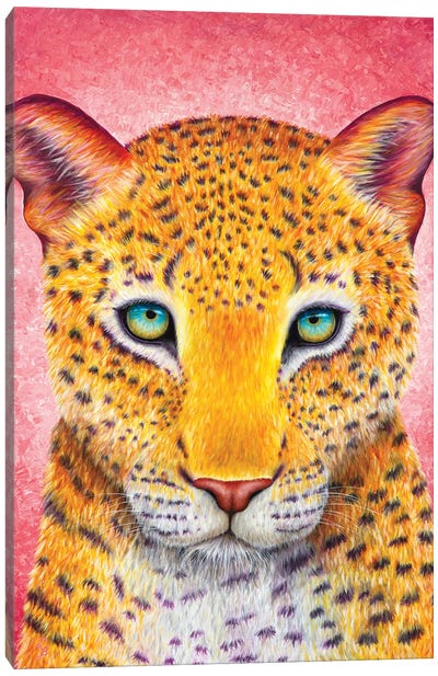 Leopard Canvas Art Print - Chromatic Kingdom