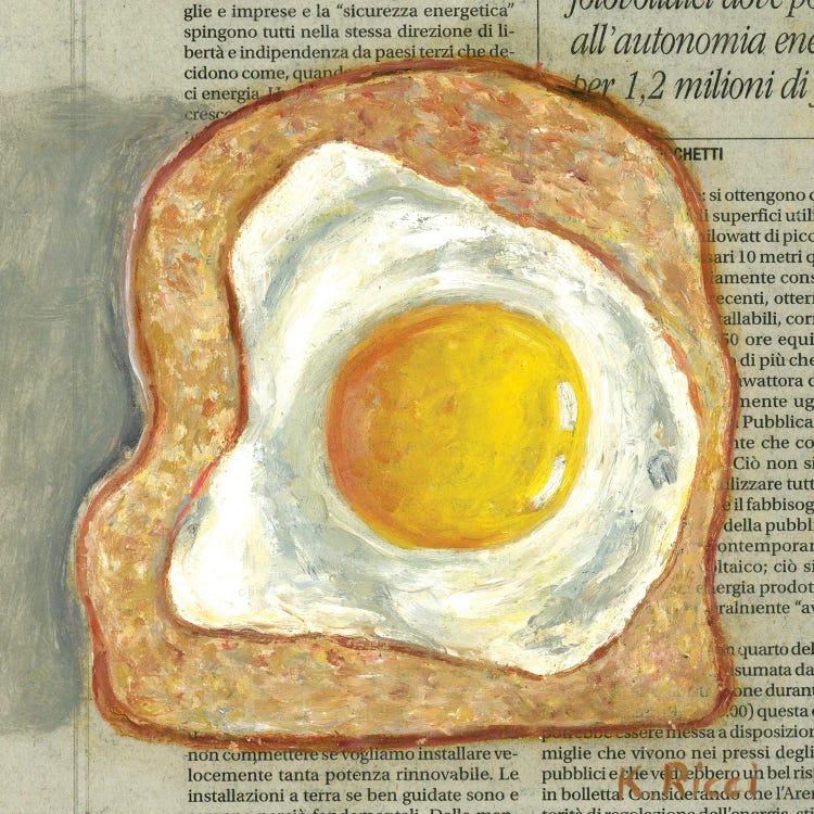 Toast With Fried Egg