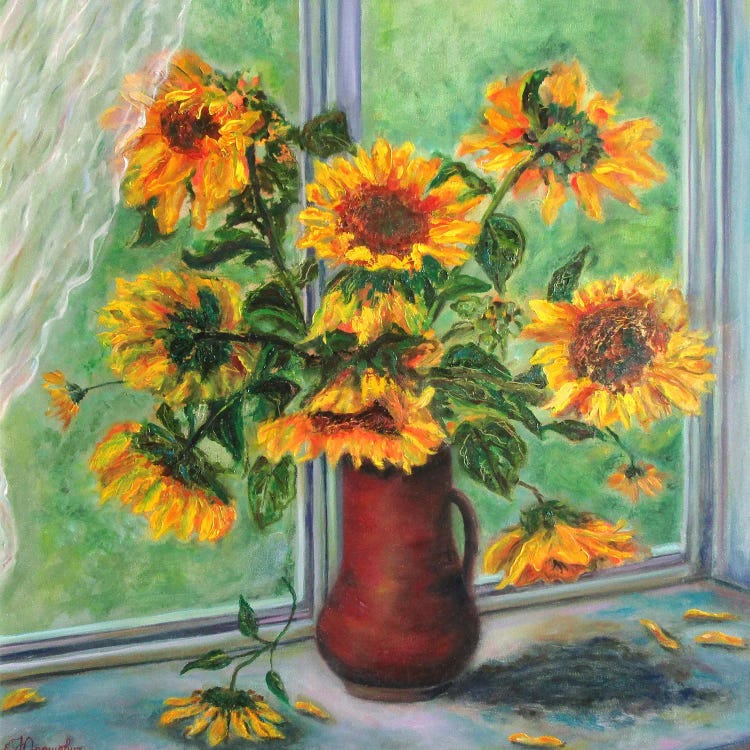 Sunflowers At The Window