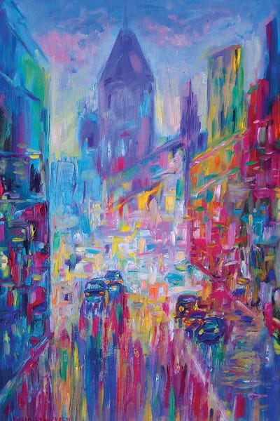 City Lights by Katia Ricci canvas print