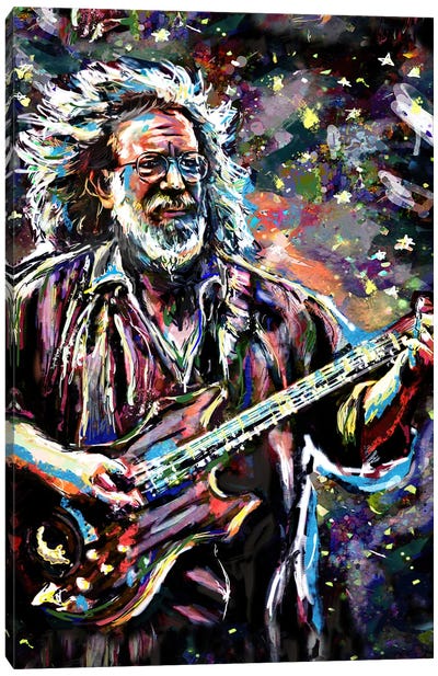 Jerry Garcia - Grateful Dead "Touch Of Grey" Canvas Art Print - Mixed Media Art