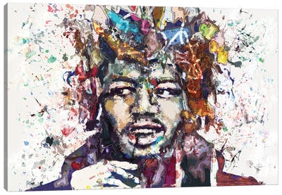 Jimi Hendrix "Are You Experienced" Canvas Art Print - Rockchromatic