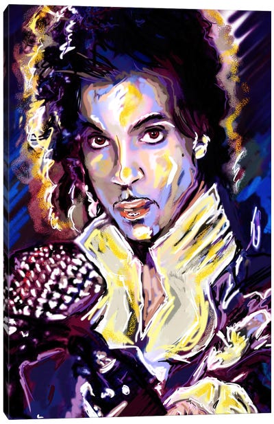 Prince "When Doves Cry" Canvas Art Print - Pop Music Art