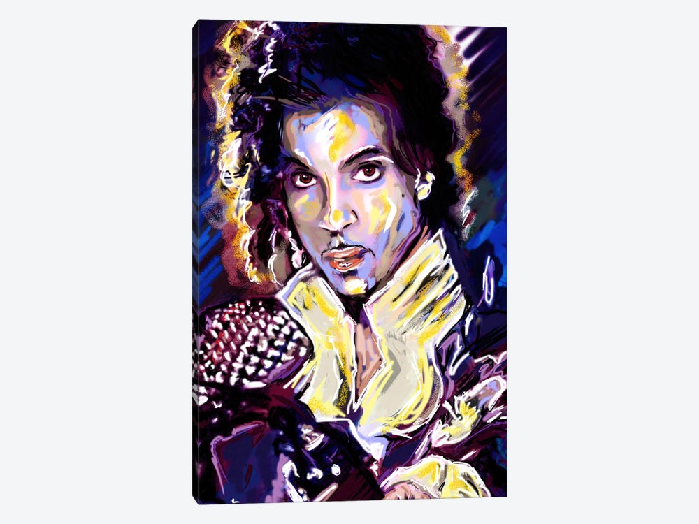 Prince "When Doves Cry" by Rockchromatic 1-piece Canvas Wall Art