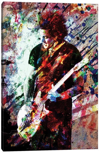 Jack White "She's Got Freedom In The 21st Century" Canvas Art Print - Guitar Art