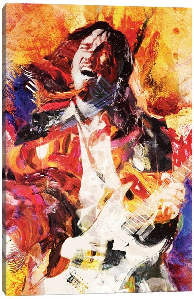 John Frusciante - Red Hot Chili Peppers "Can't Stop, Addicted To The Shindig" Canvas Art Print - Nineties Nostalgia Art