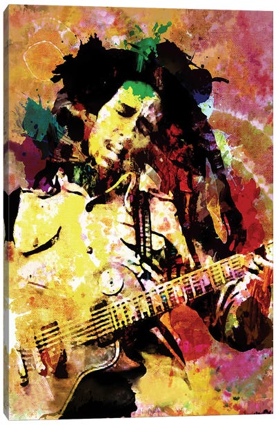 Bob Marley "Songs Of Freedom" Canvas Art Print - Psychedelic & Trippy Art