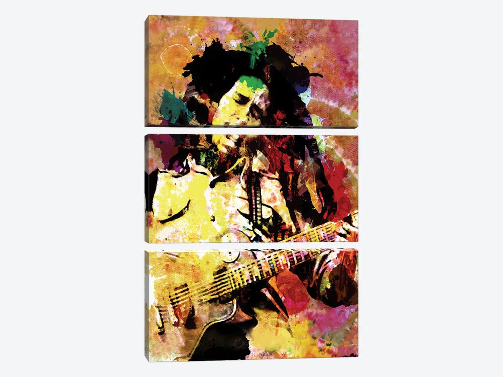 Bob Marley "Songs Of Freedom" by Rockchromatic 3-piece Canvas Print