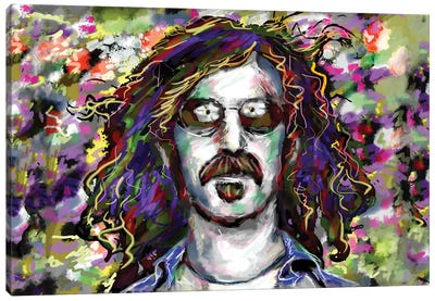 Frank Zappa "Don't Eat The Yellow Snow" Canvas Art Print - Frank Zappa