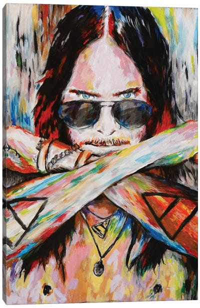 Jared Leto - Thirty Seconds To Mars "Do Or Die" Canvas Art Print - Jared Leto
