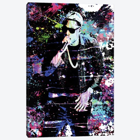 Jay-Z "Ball So Hard" Canvas Print #RCM135} by Rockchromatic Canvas Print