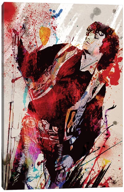 Jim Morrison - The Doors "Break On Through" Canvas Art Print - Sixties Nostalgia Art