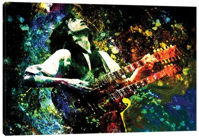 Jimmy Page - Led Zeppelin "Song Remains The Same" Canvas Art Print - Man Cave Decor