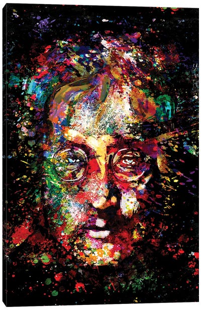 John Lennon - The Beatles "Imagine" Canvas Art Print - Rockchromatic