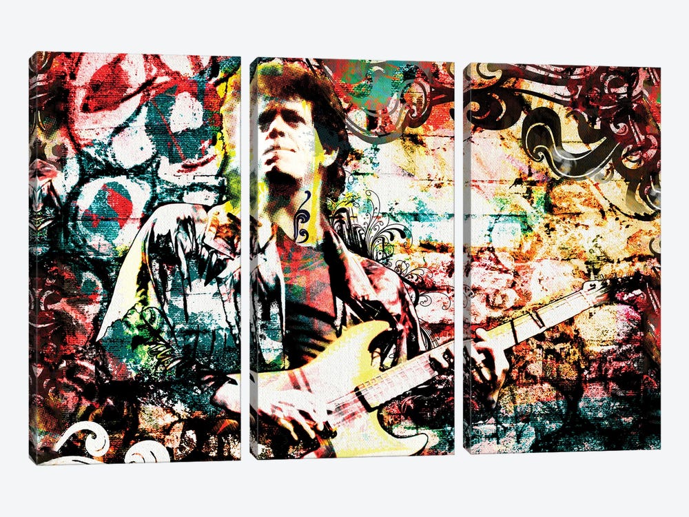 Lou Reed - Velvet Underground "Walk On The Wild Side" by Rockchromatic 3-piece Art Print