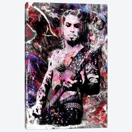 Dave Navarro - Jane’S Addiction "Been Caught Stealing" Canvas Print #RCM155} by Rockchromatic Canvas Art Print