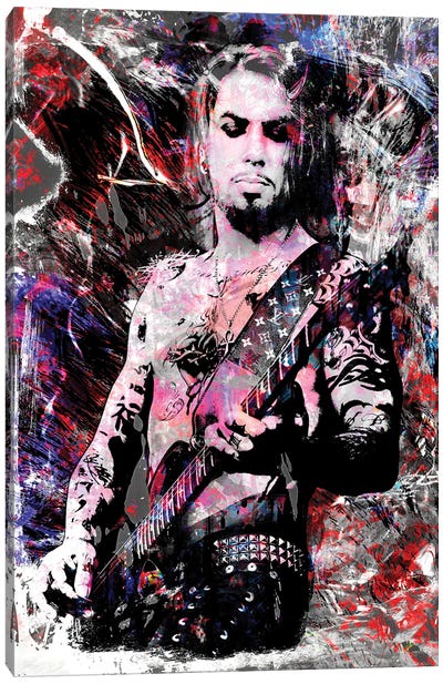 Dave Navarro - Jane’S Addiction "Been Caught Stealing" Canvas Art Print - Rockchromatic
