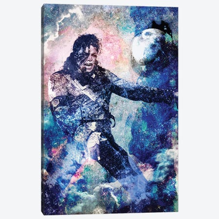 Michael Jackson "The Man In The Mirror" Canvas Print #RCM156} by Rockchromatic Canvas Print